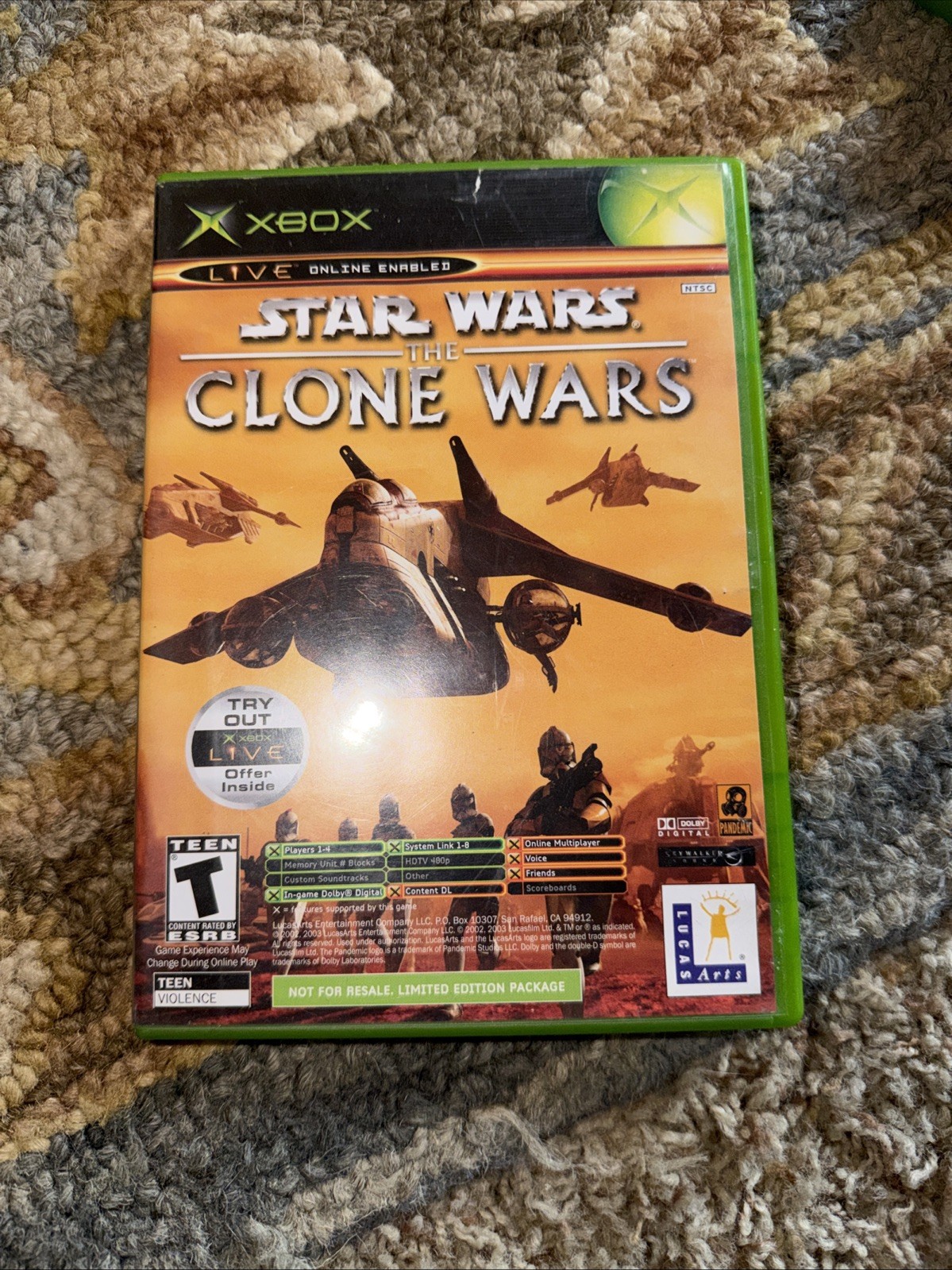Star Wars: The Clone Wars / Tetris Worlds Online Edition Combo (Microsoft Xbox