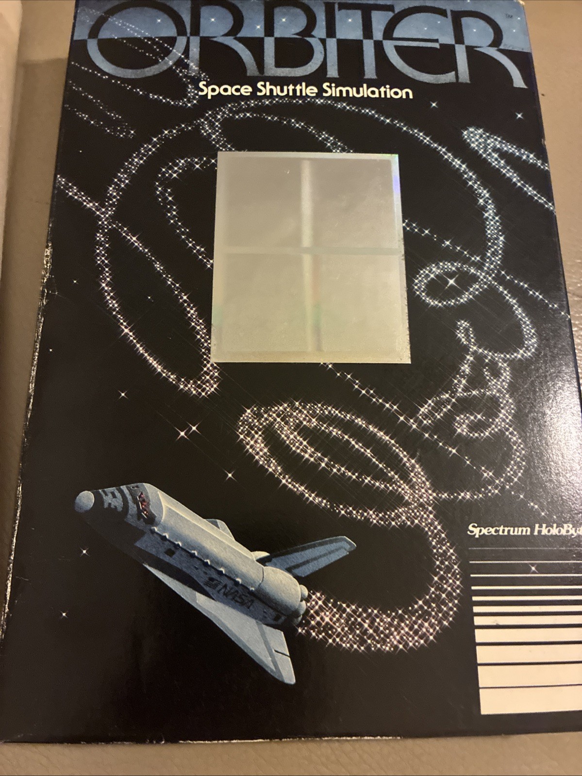 Orbiter Space Shuttle Simulation Big Box Macintosh NO DISK – Spectrum HoloByte