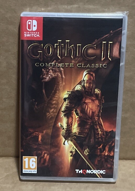 GOTHIC II (Gothic 2) Complete Classic Nintendo Switch Factory Sealed