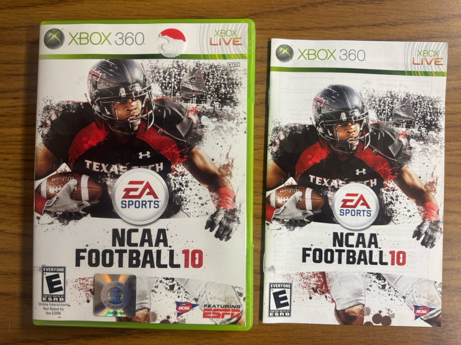 NCAA Football 10 11 12 13 (Microsoft Xbox 360, 2012) CIB Complete w/ Inserts