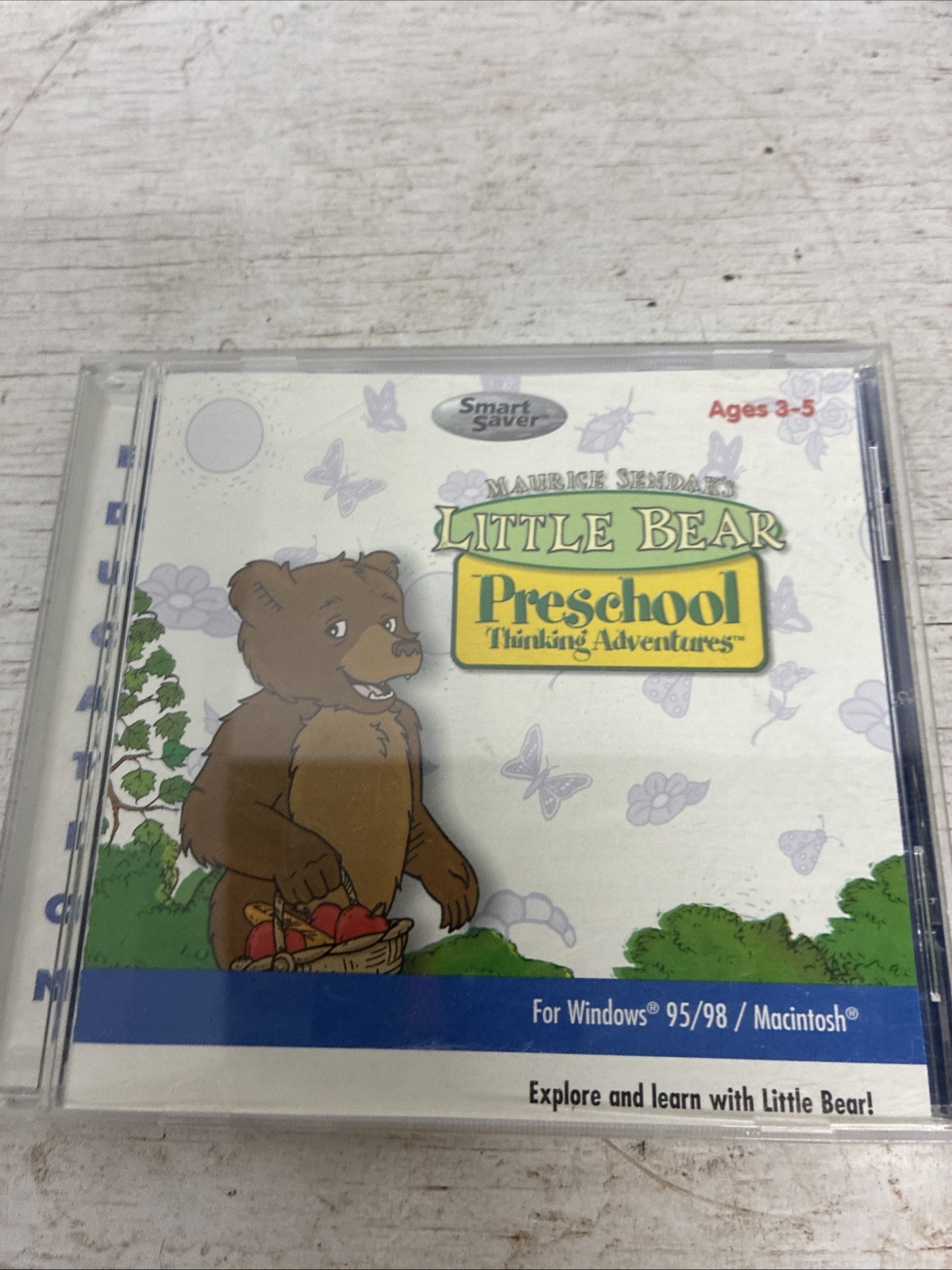 Little Bear Preschool Thinking Adventures (PC CD, 2001) Good Used