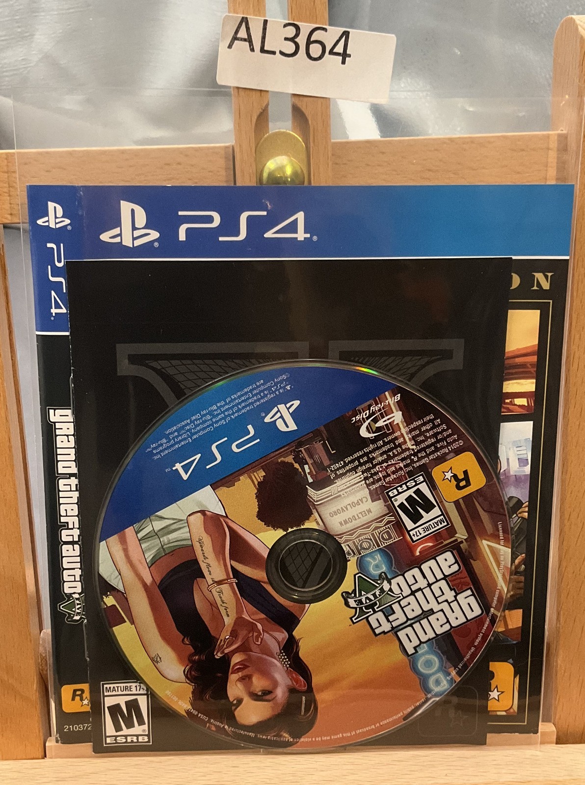 Grand Theft Auto V (Sony PlayStation 4, 2014) Video Game No Case #AL364
