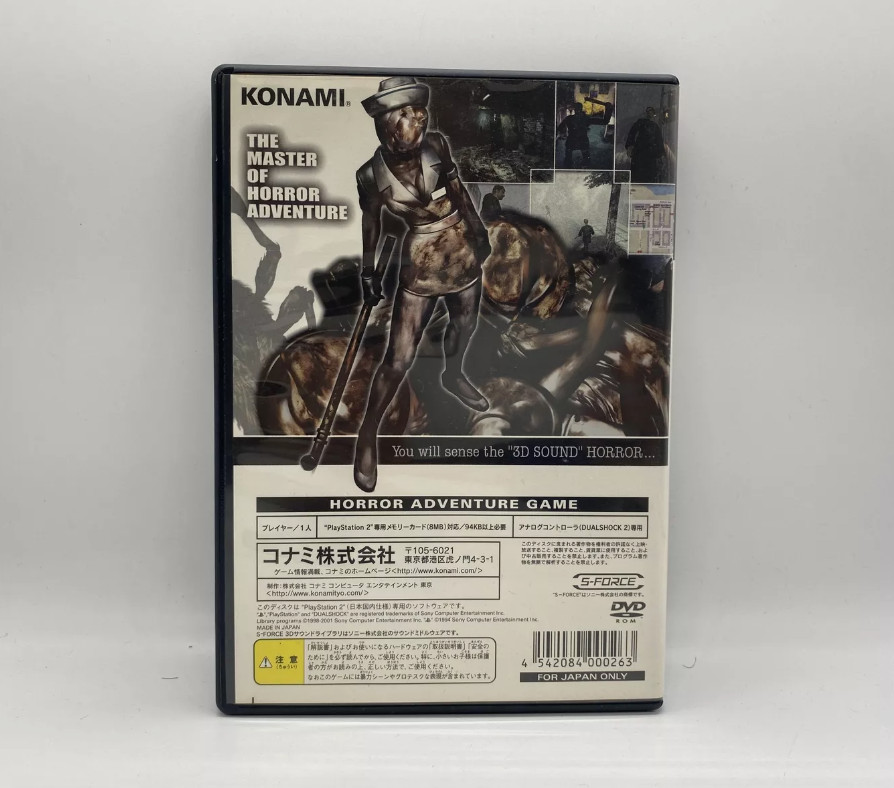 SILENT HILL 2 PS2 JAPAN VER Playstation 2 Konami NTSC-J PS2 JP