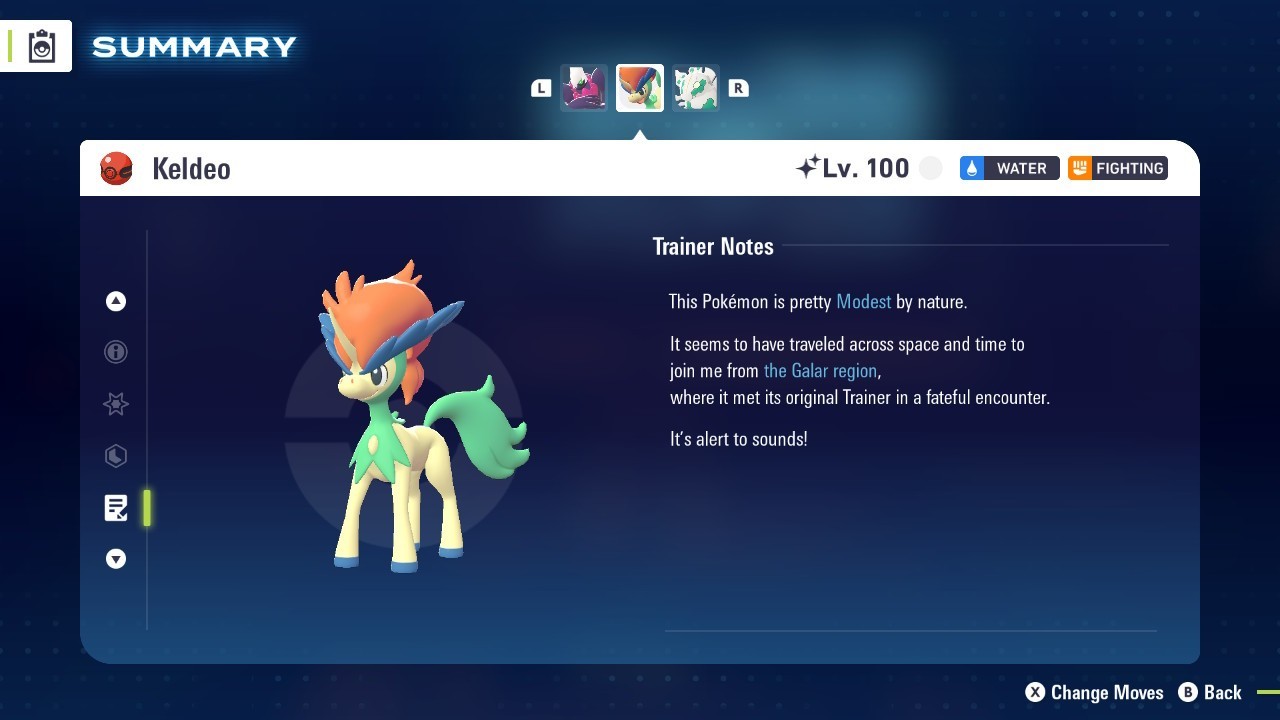 Pokemon Legends ZA ✨ 6IV Shiny Mythical Keldeo ✨Fast 🚀Masterball Held