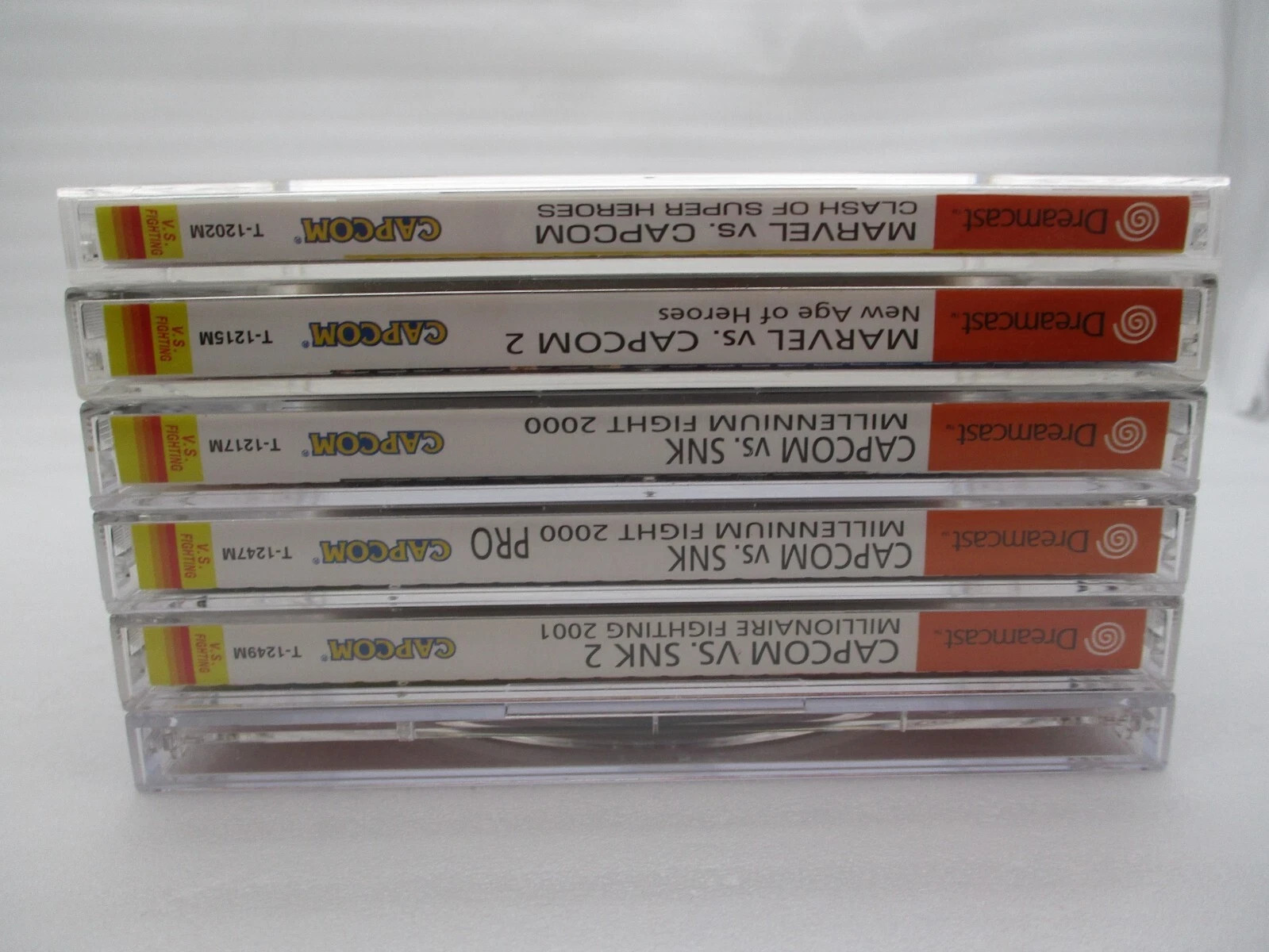 DreamCast Capcom vs SNK 2 2000, PRO, Mervel vs. Capcom 1, 2 & Taisen Fan Disc