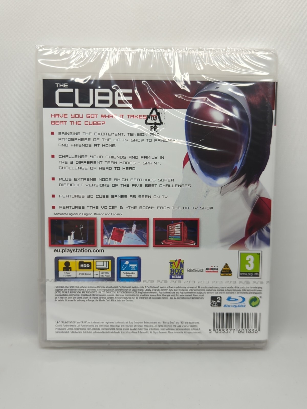 PS3 The Cube (Game Show) Playstation 3 Factory Sealed Fun Box Media Sony RARE!!
