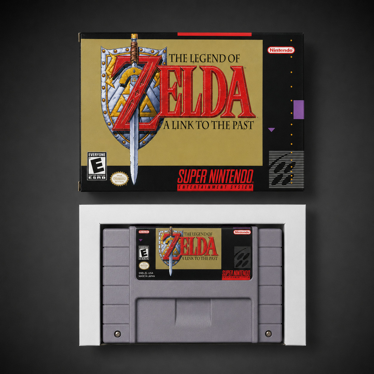 The Legend of Zelda: A Link to the Past Box Set – SNES