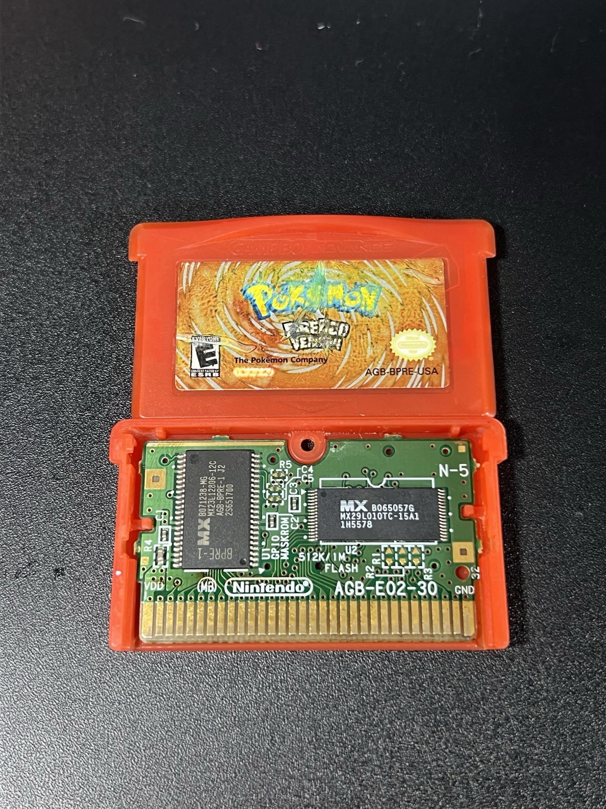 Nintendo Pokémon FireRed Version Game Boy Advance Authentic Tested OEM GBA