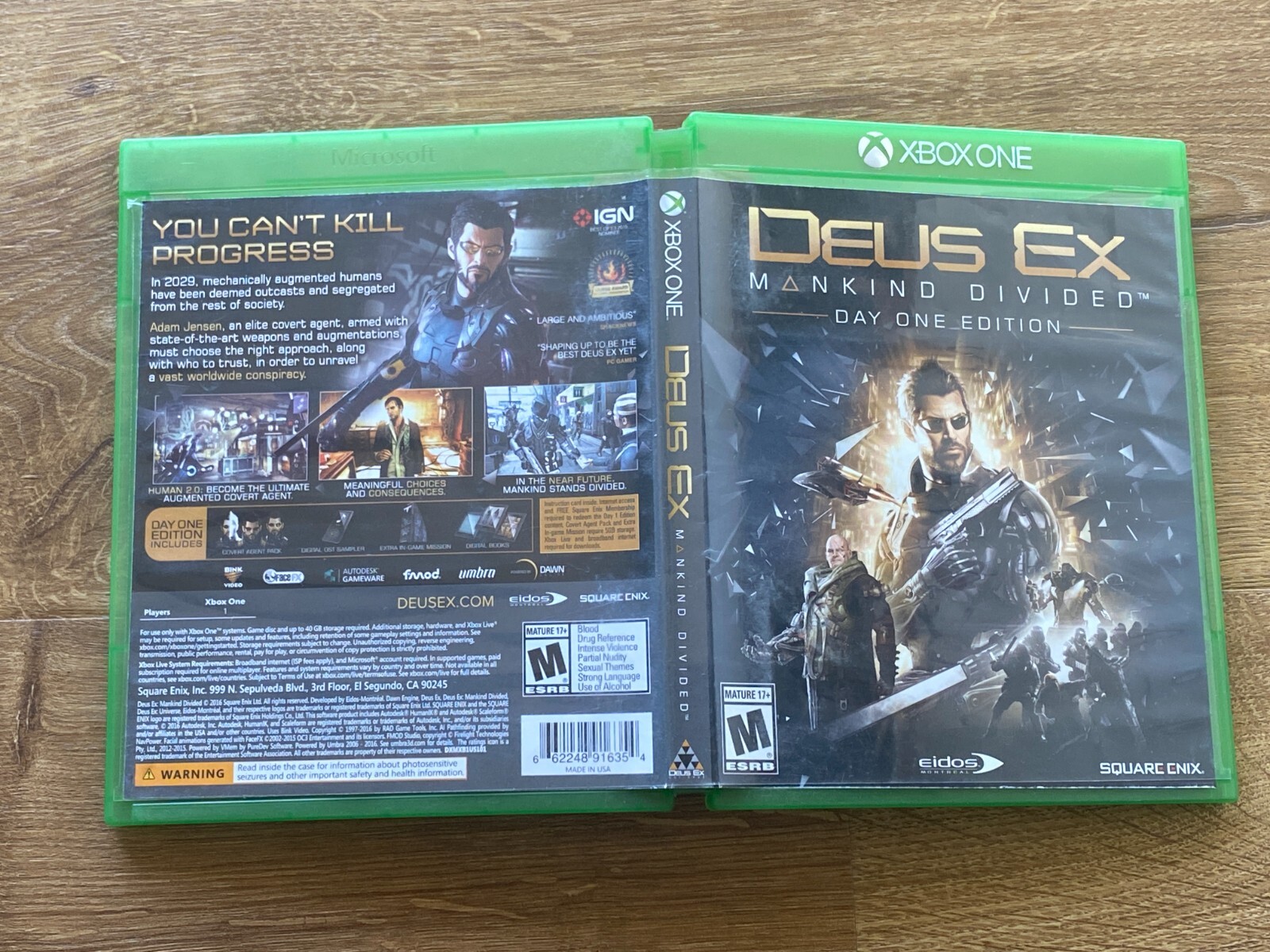 Microsoft Xbox One – Deus Ex Mankind Divided Day One Edition Tested Works