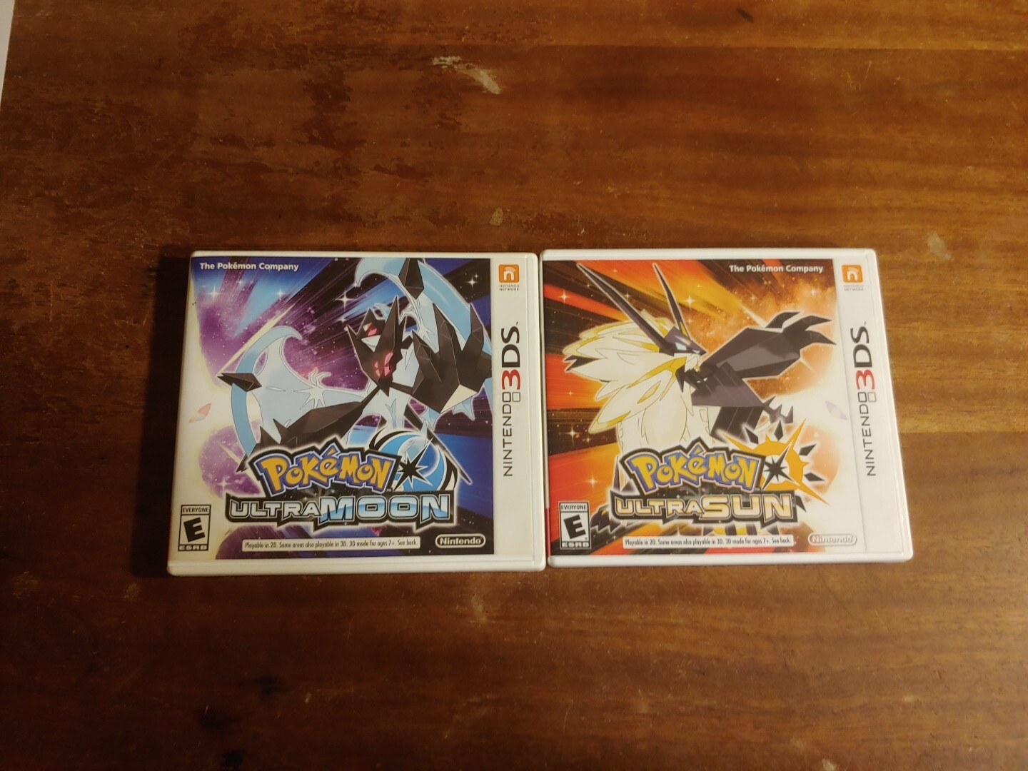Pokemon Ultra Moon & Ultra Sun – Cases & Inserts -NO GAME – Little/No Wear