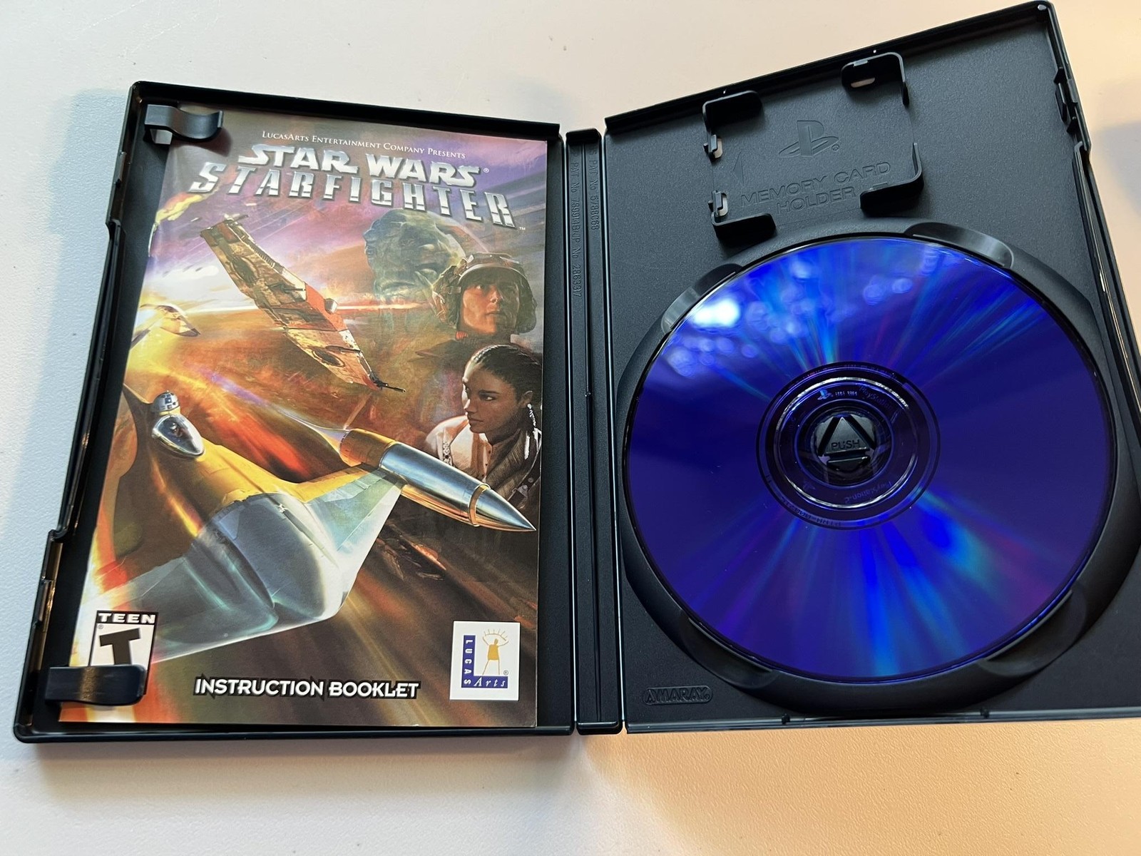 Star Wars Starfighter PlayStation 2 PS2 Greatest Hits CIB w/ Reg Card LucasArts