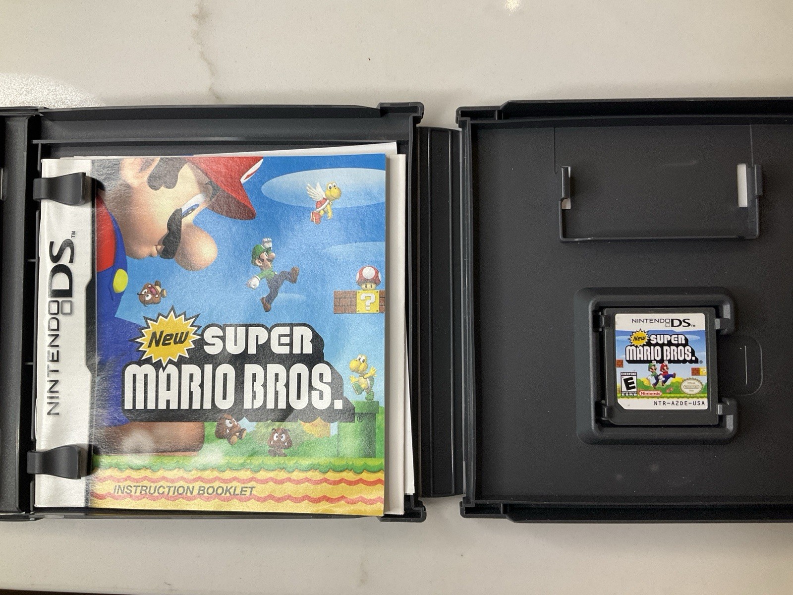🎮New Super Mario Bros. (Nintendo DS) with Case Manual ✅ TESTED 🎮