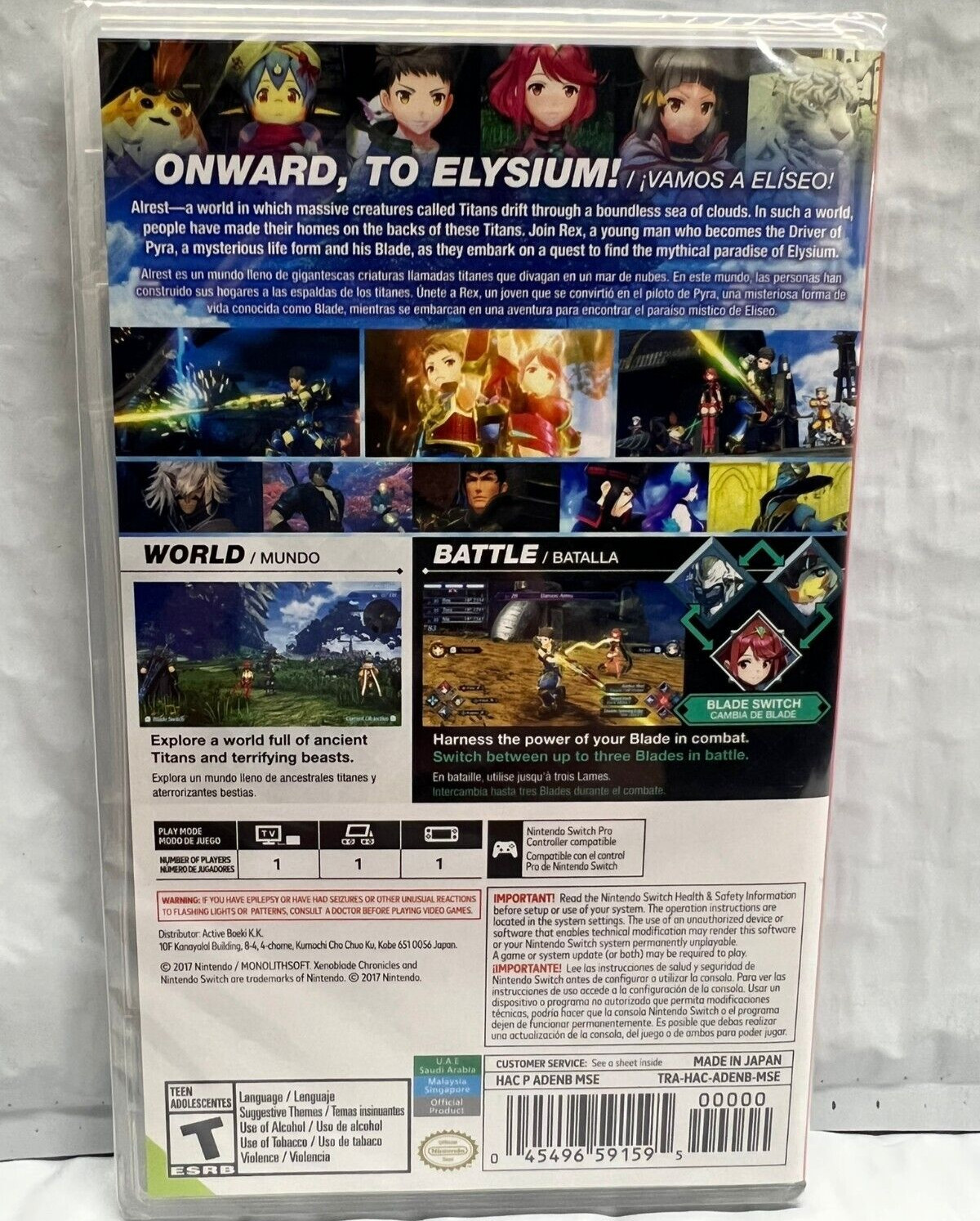 Xenoblade Chronicles: Definitive Edition + 2 + 3 Switch Brand New Game (RPG)