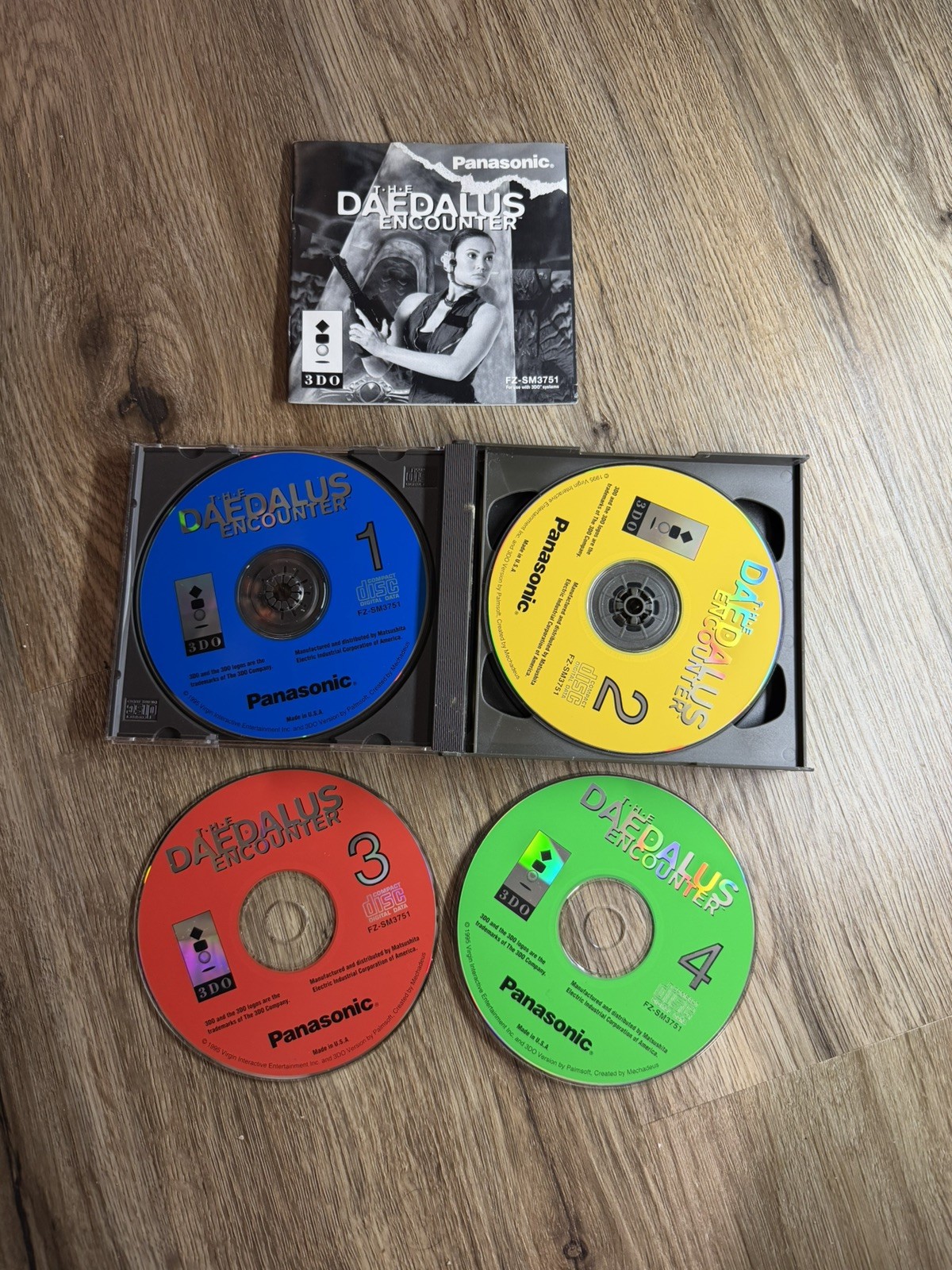 The Daedalus Encounter – Panasonic 3DO – All 4 Discs!