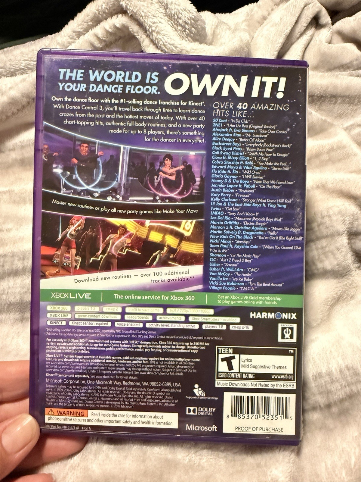 Dance Central 3 Microsoft Xbox 360 Kinect 2012 Central Dance – plus bonus tracks