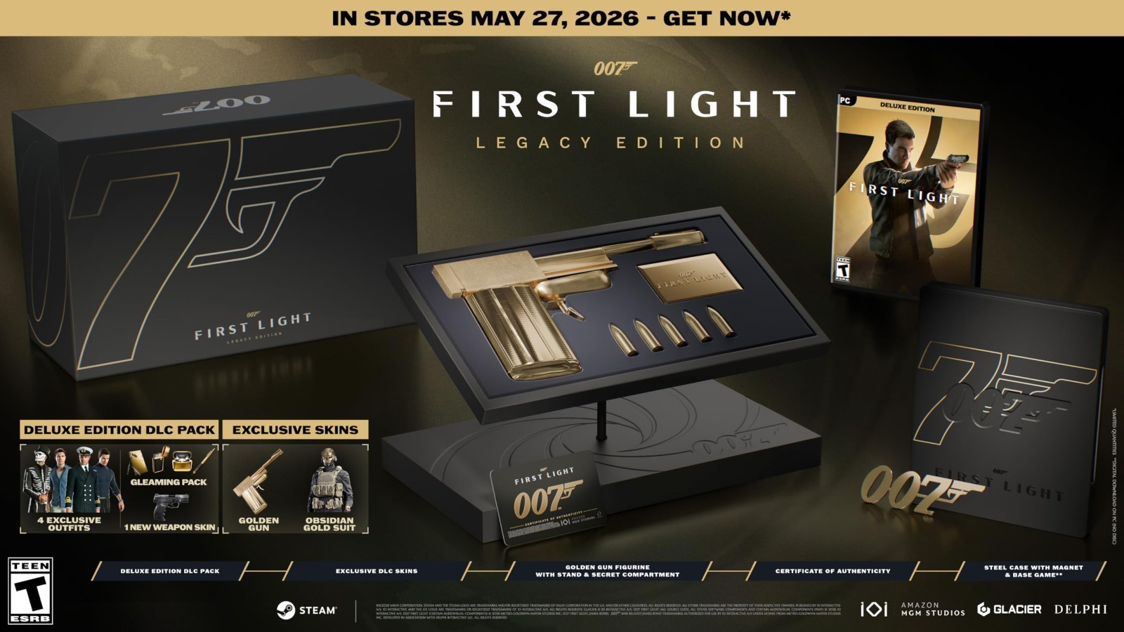 007 First Light Legacy Edition Legacy (PC) (No Game, Collector’s Gift Set Only