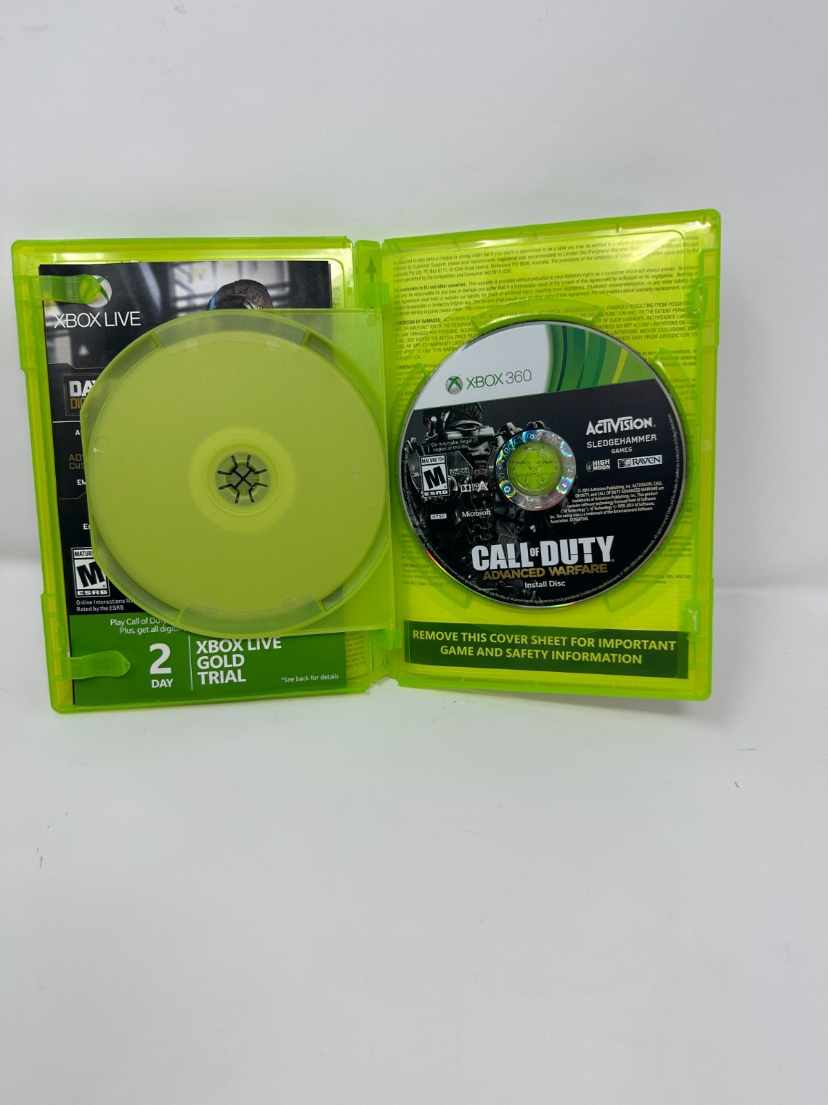 Call of Duty Xbox 360 Game Lot Bundle MW3 Ghosts World At War Advanced Warfare