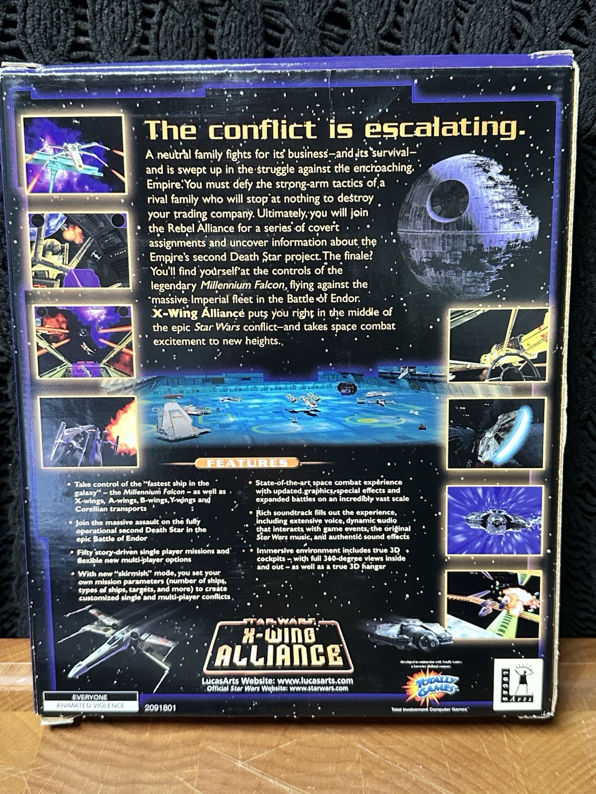 Star Wars-X Wing Alliance Space Combat Simulation – Big Box PC CD ROM Game