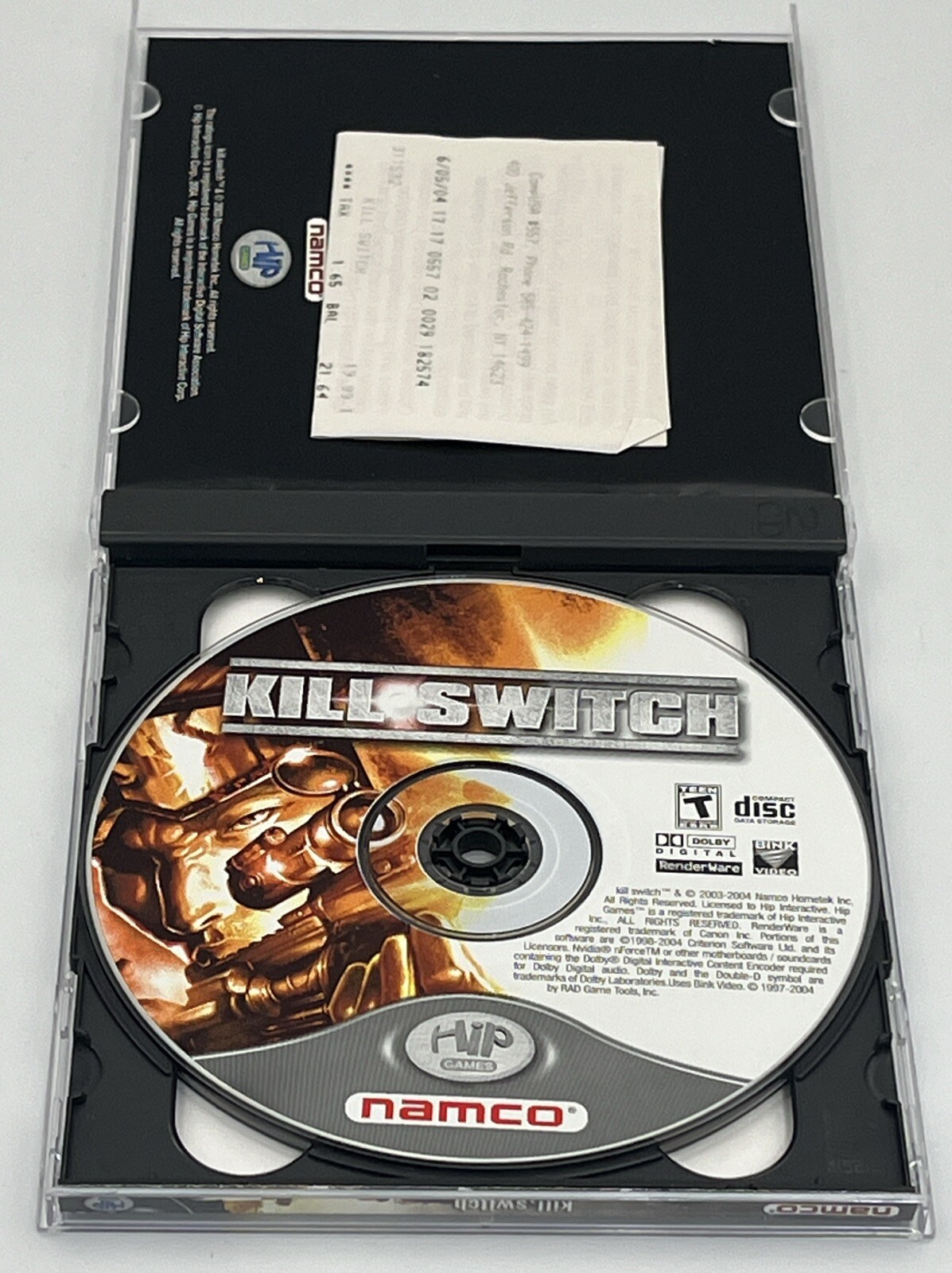 Kill Switch (PC, 2004) in Retail Box Complete Hip Games Rated Teen