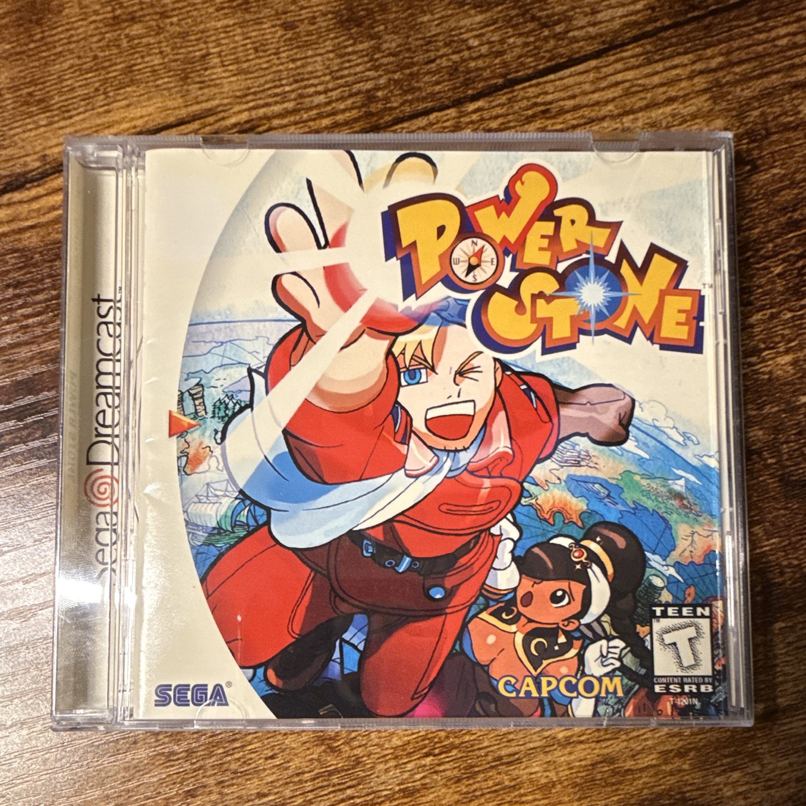 Capcom Power Stone Sega Dreamcast Fighting Game w/ Case Manual TESTED TO WORK