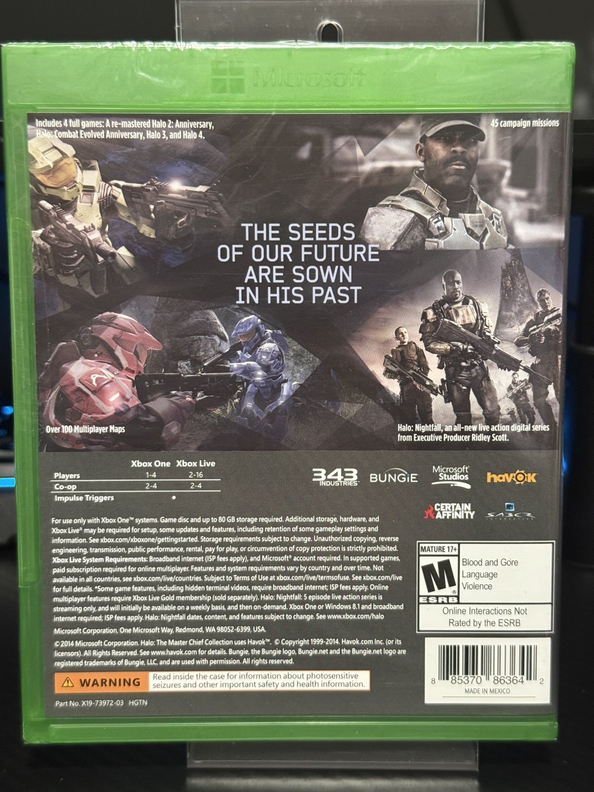 Halo: The Master Chief Collection (Microsoft Xbox One, 2014) BRAND NEW SEALED