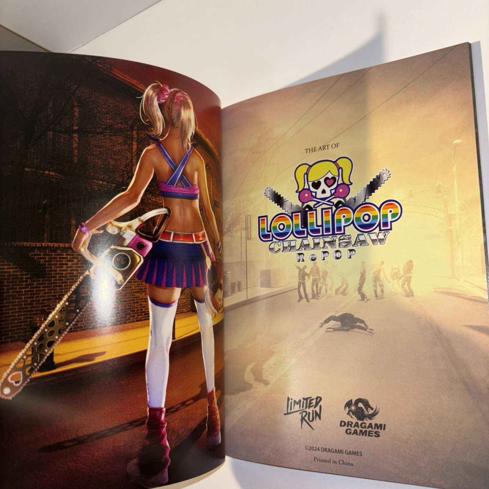 LOLLIPOP CHAINSAW REPOP ARTBOOK LIMITED RUN GAMES SWITCH 1 2 PS5 XBOX BOOK NEW