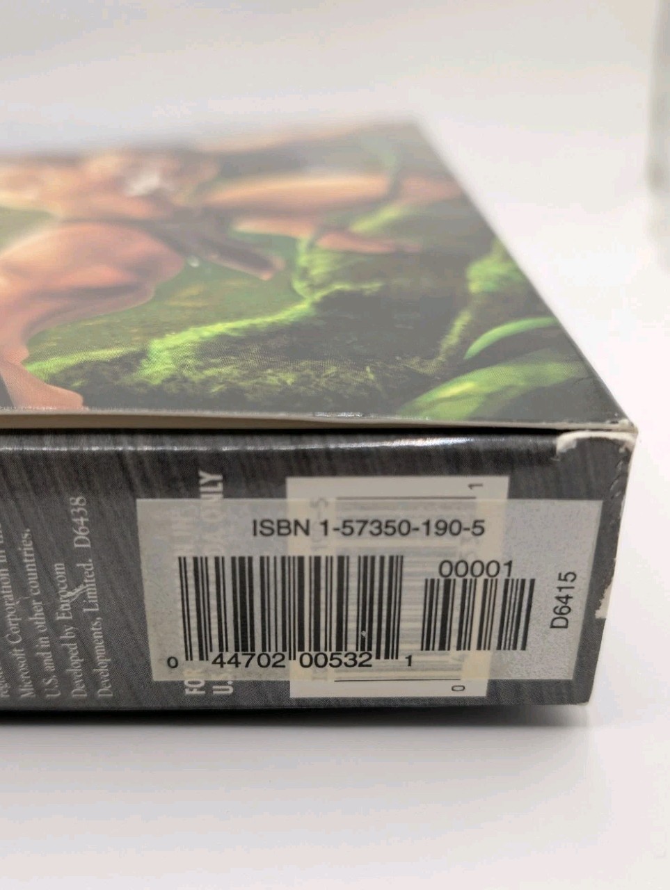 Disney’s Tarzan Action Game Pc With Original Box ( Sealed Game , Damaged Box )