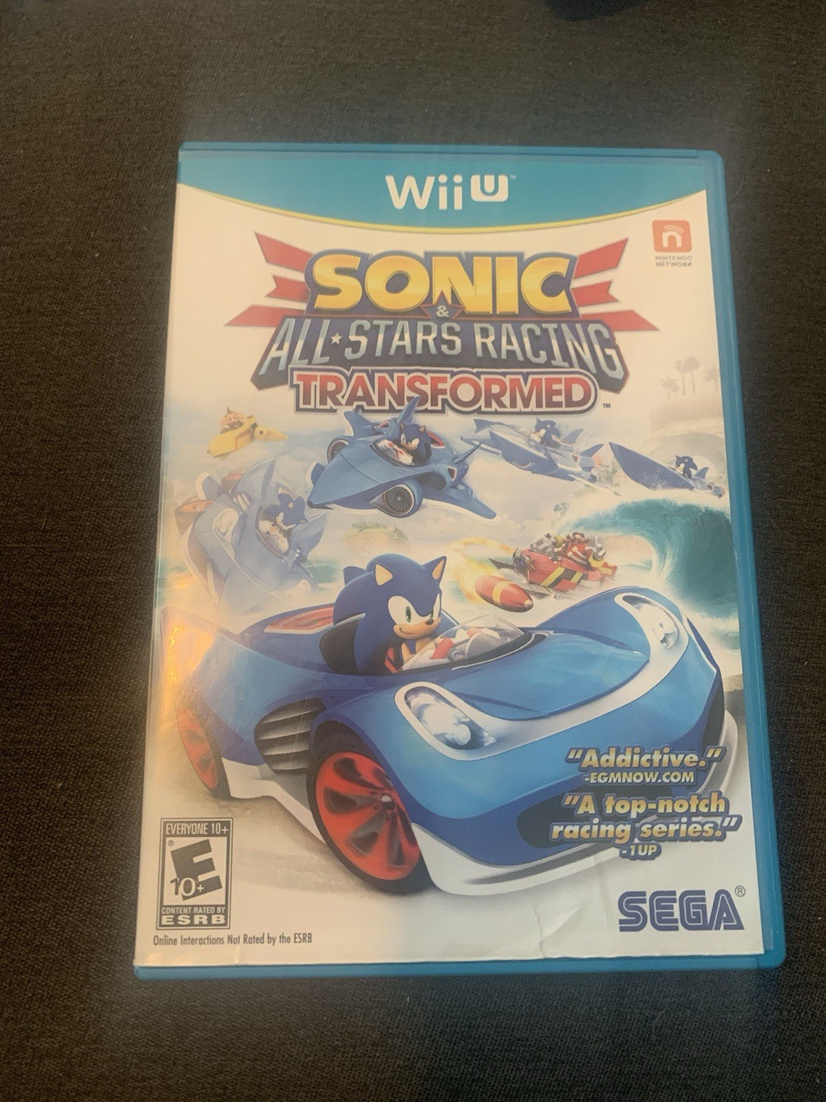 Sonic & All-Stars Racing Transformed Bonus Edition (Nintendo Wii U) Complete CIB