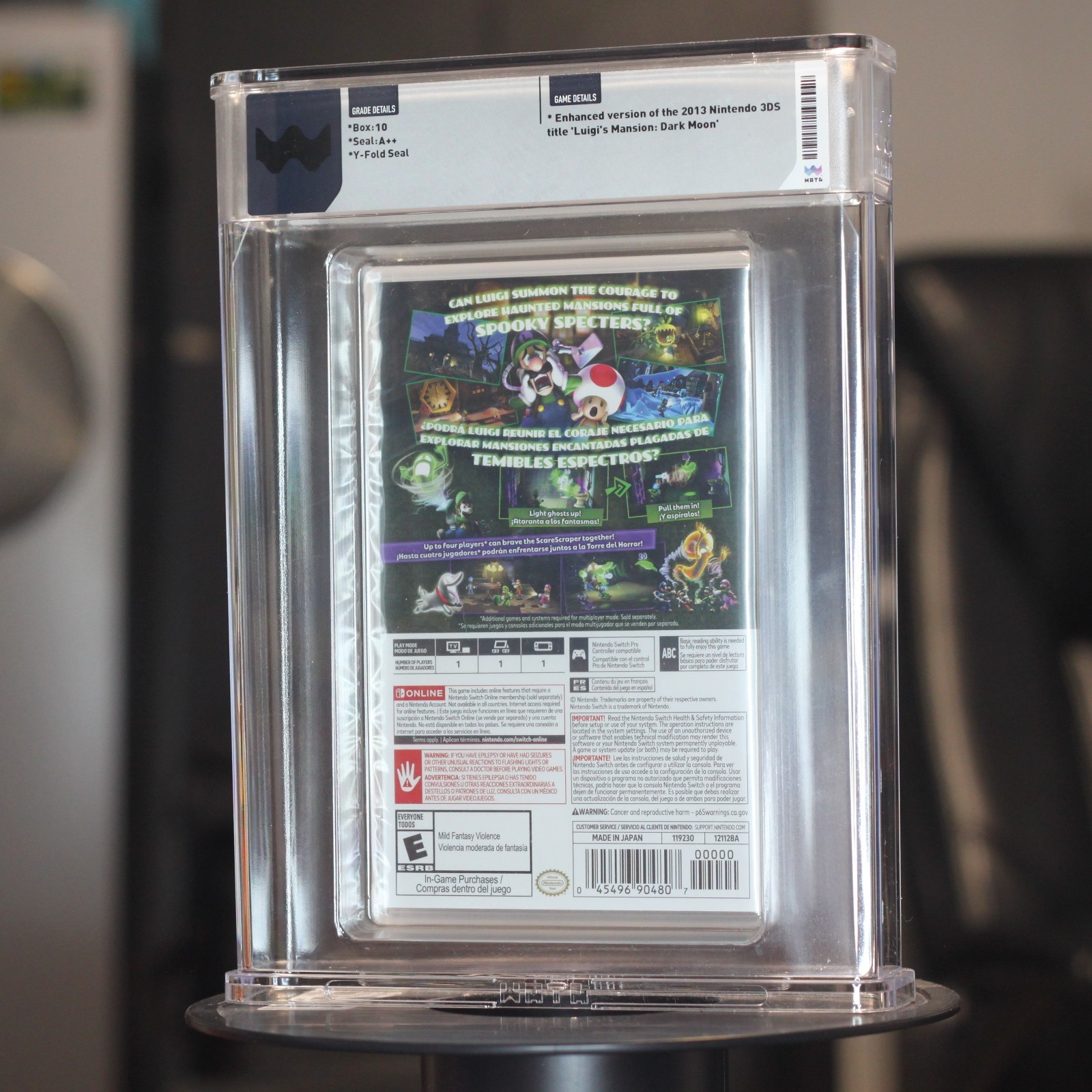 Switch (GRADED) – Luigi’s Mansion 2 HD (WATA 10 A++)