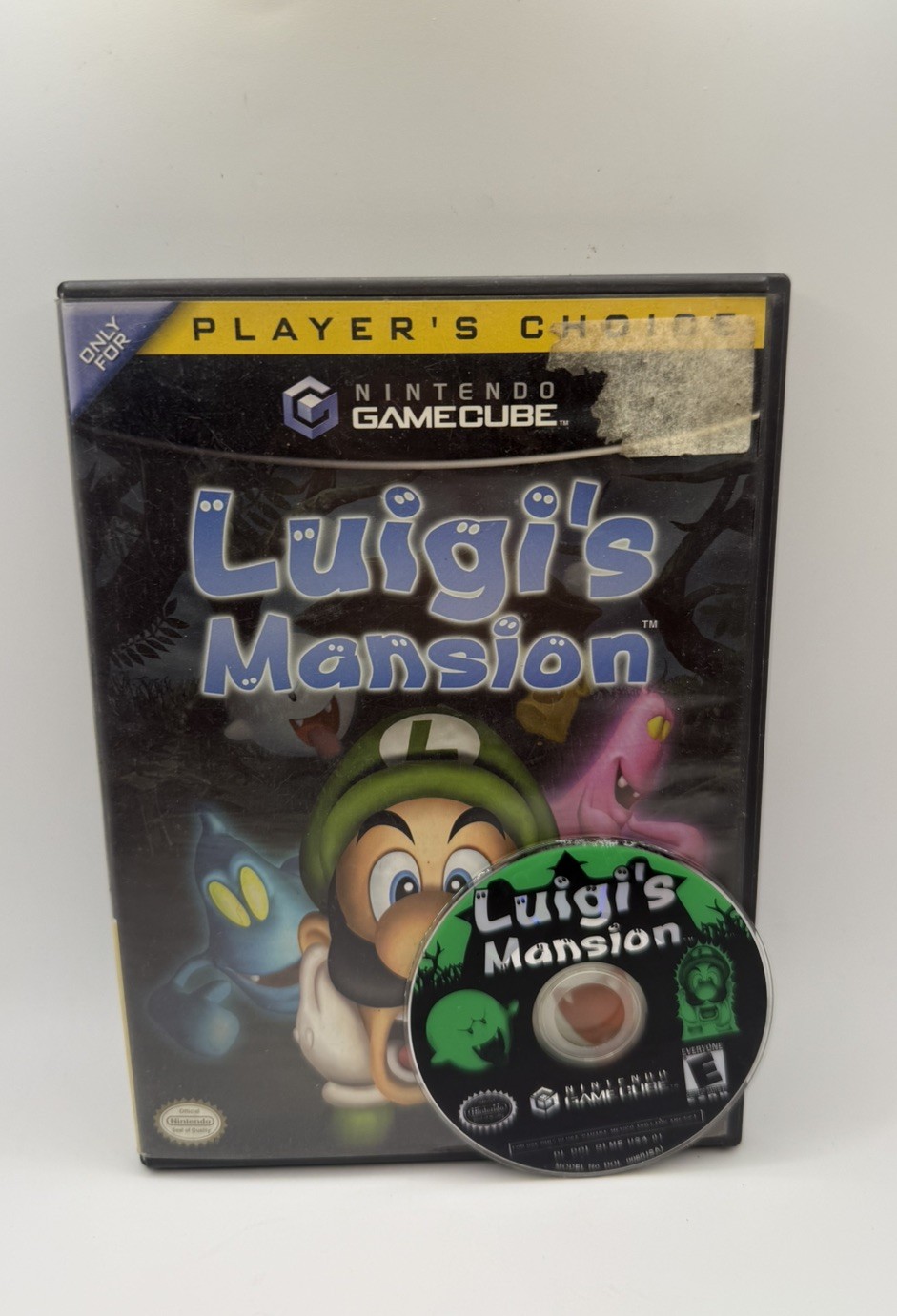 Luigi’s Mansion (Nintendo GameCube, 2003) Case And Disc Authentic Tested