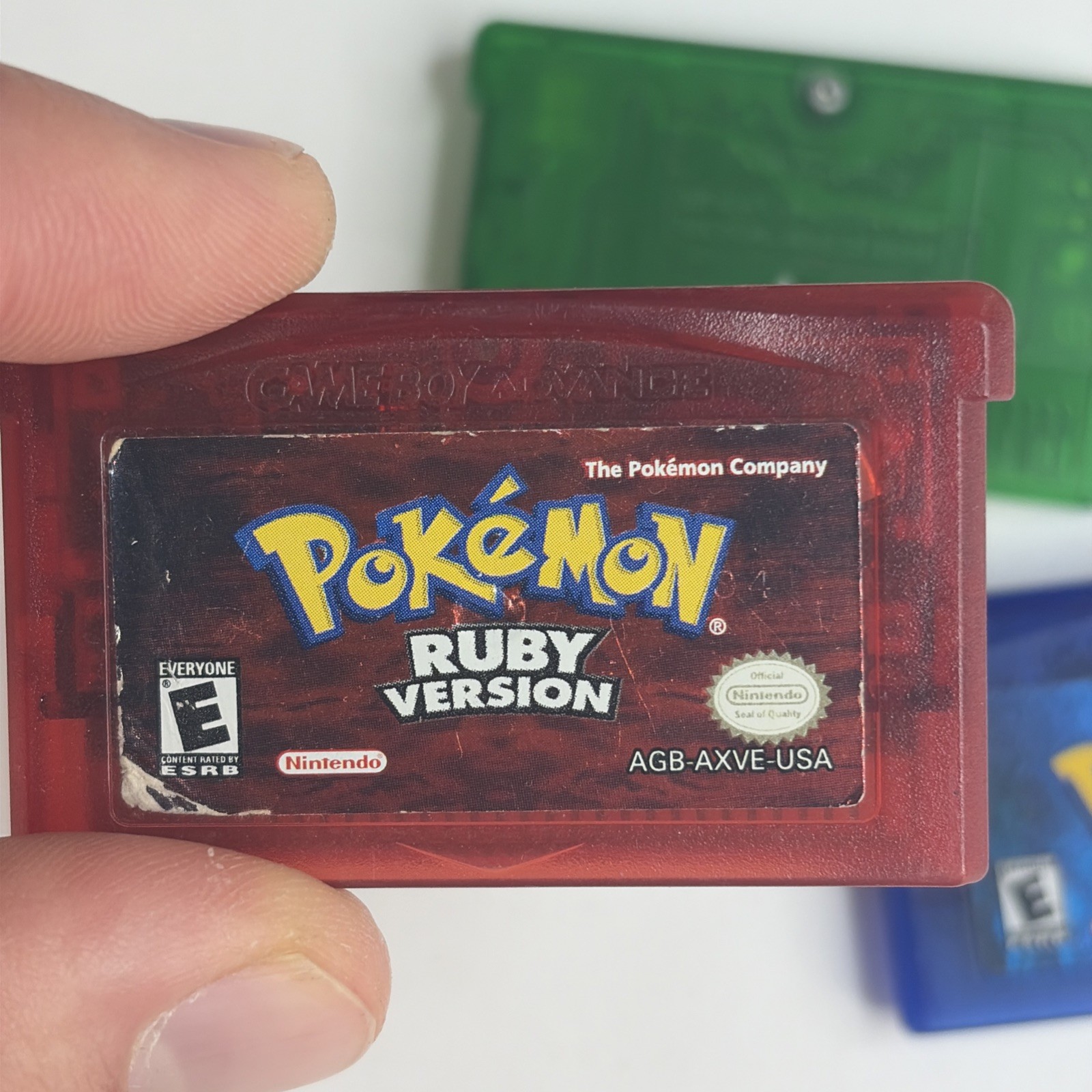 Pokemon Emerald Ruby Sapphire Version Authentic New Battery Gameboy Advance