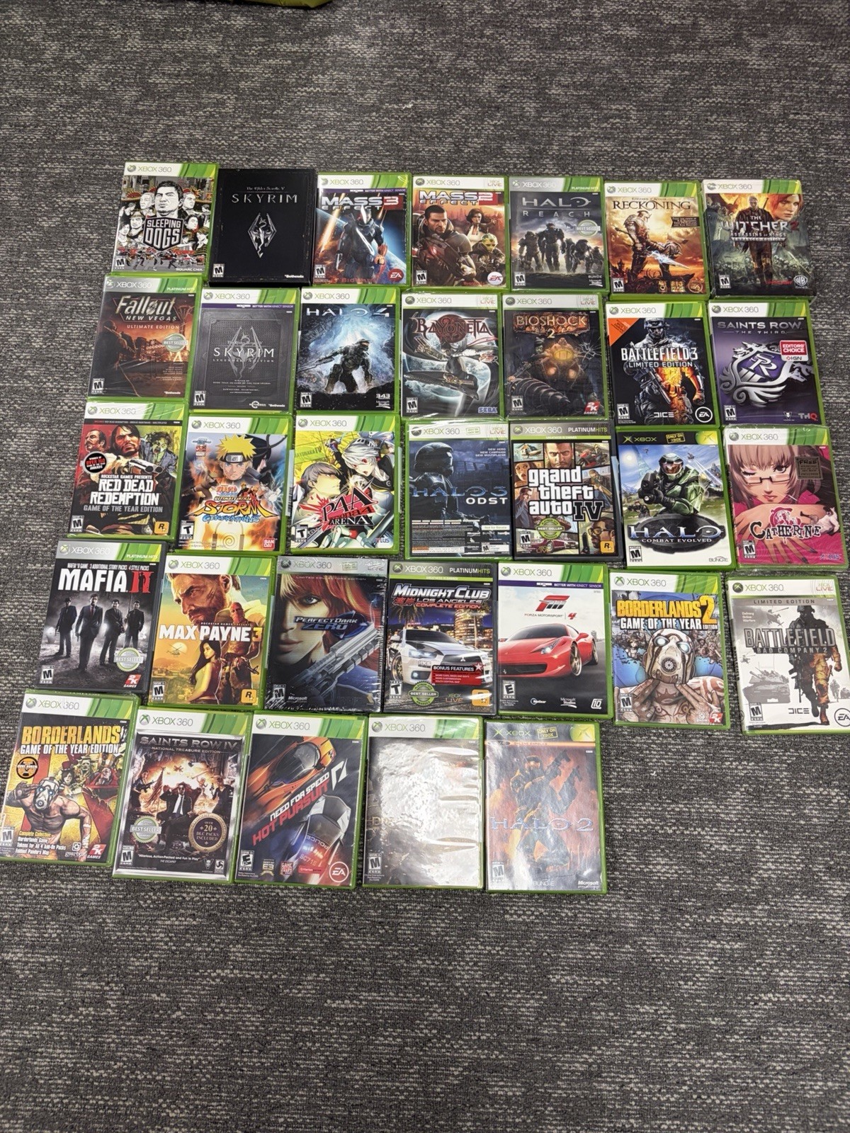 xbox 360 games bundle lot free shipping (33 Games)