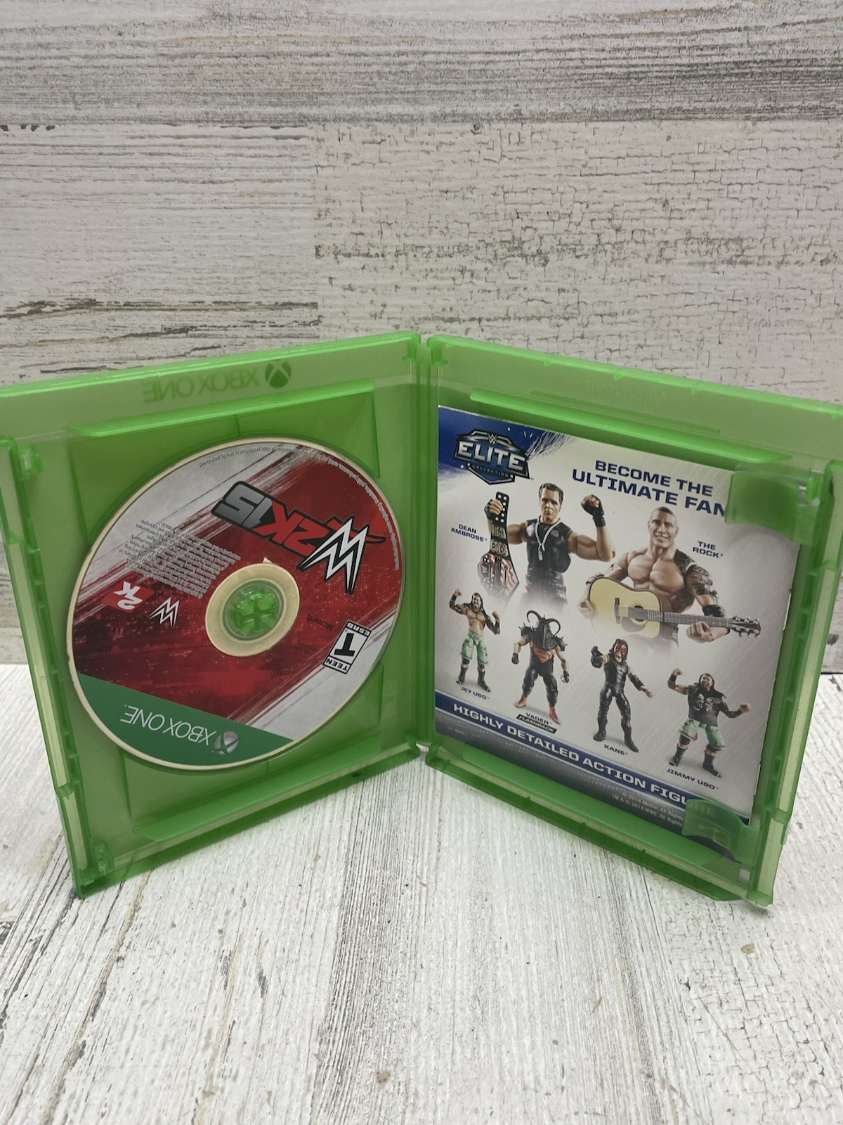 WWE 2K15 Microsoft Xbox One Game CIB T 2K NTSC 2014 Wrestling Sports Fighting