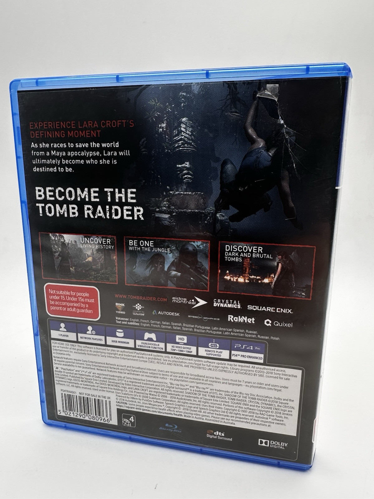 Shadow of the Tomb Raider – PlayStation PS4 PAL MA15+