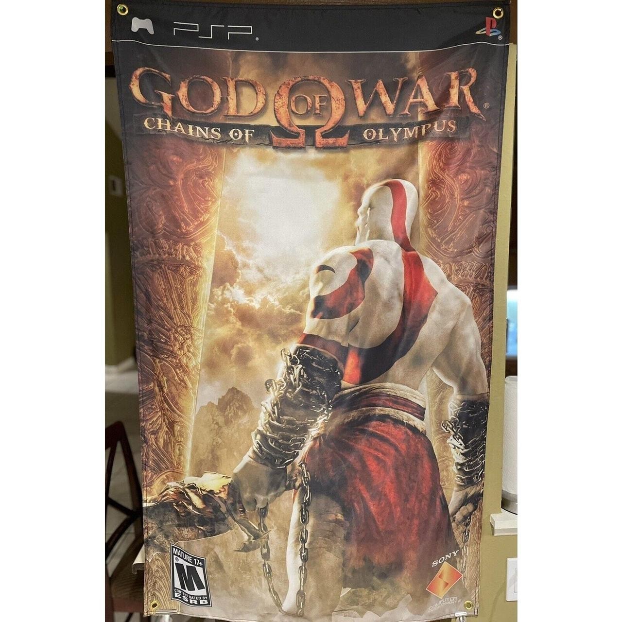God of War Chains of Olympus 5′ Flag Sony PSP PlayStation Portable GOW