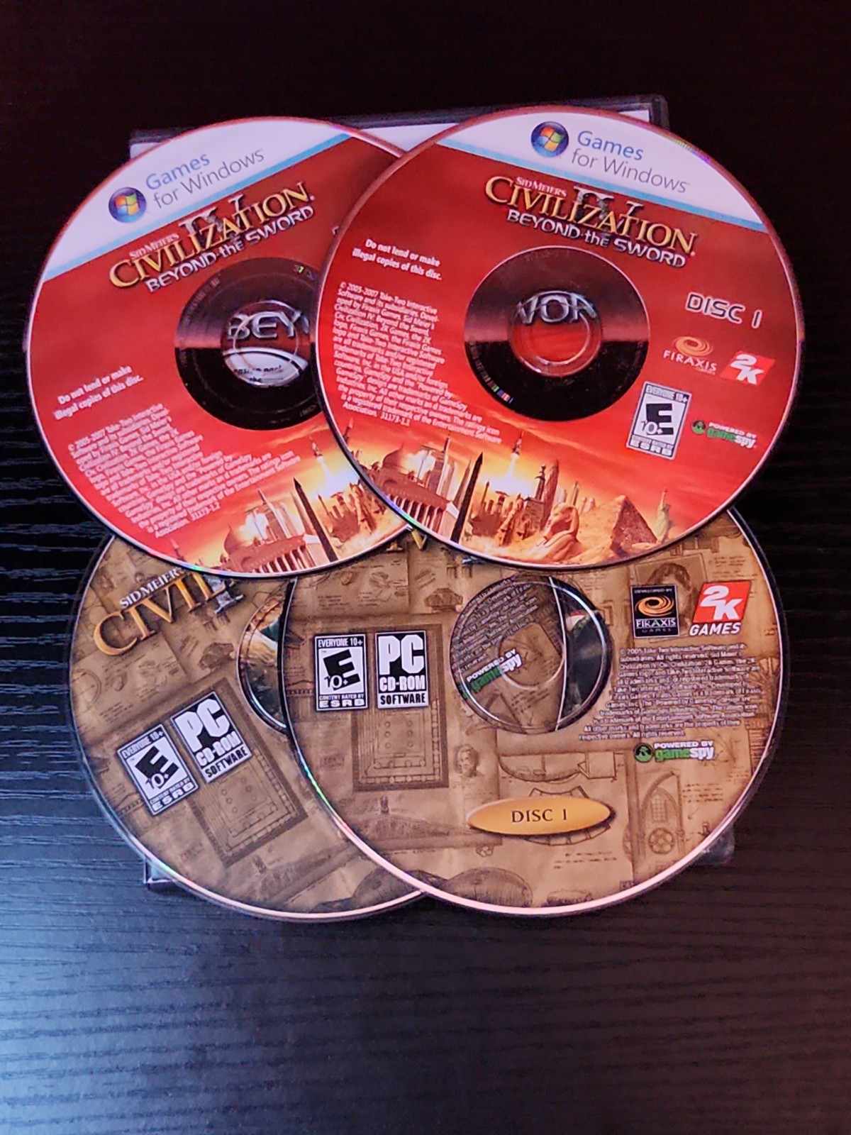 Sid Meier’s Civilization IV: Beyond the Sword Expansion Pack PC CD, Box + Manual