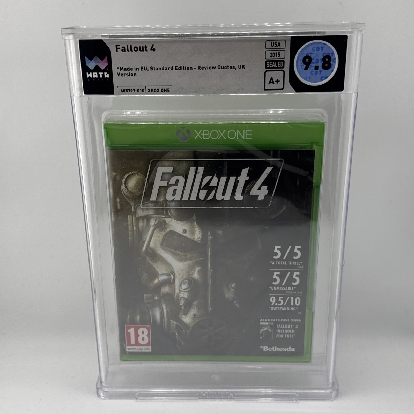 New. Fallout 4 – WATA 9.8 A+ New Factory Sealed