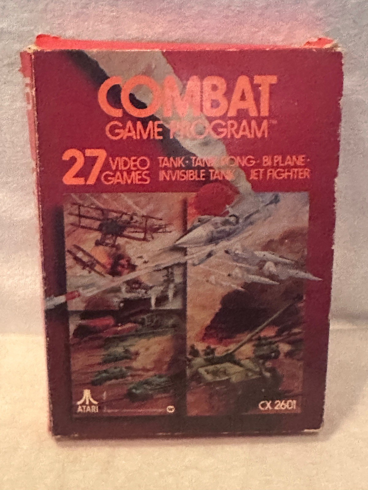 Combat Atari Good Used Condition Video Game And Manual CIB