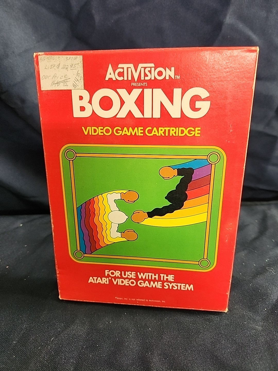 Vintage Atari 2600 Game Boxing By Activision With Box