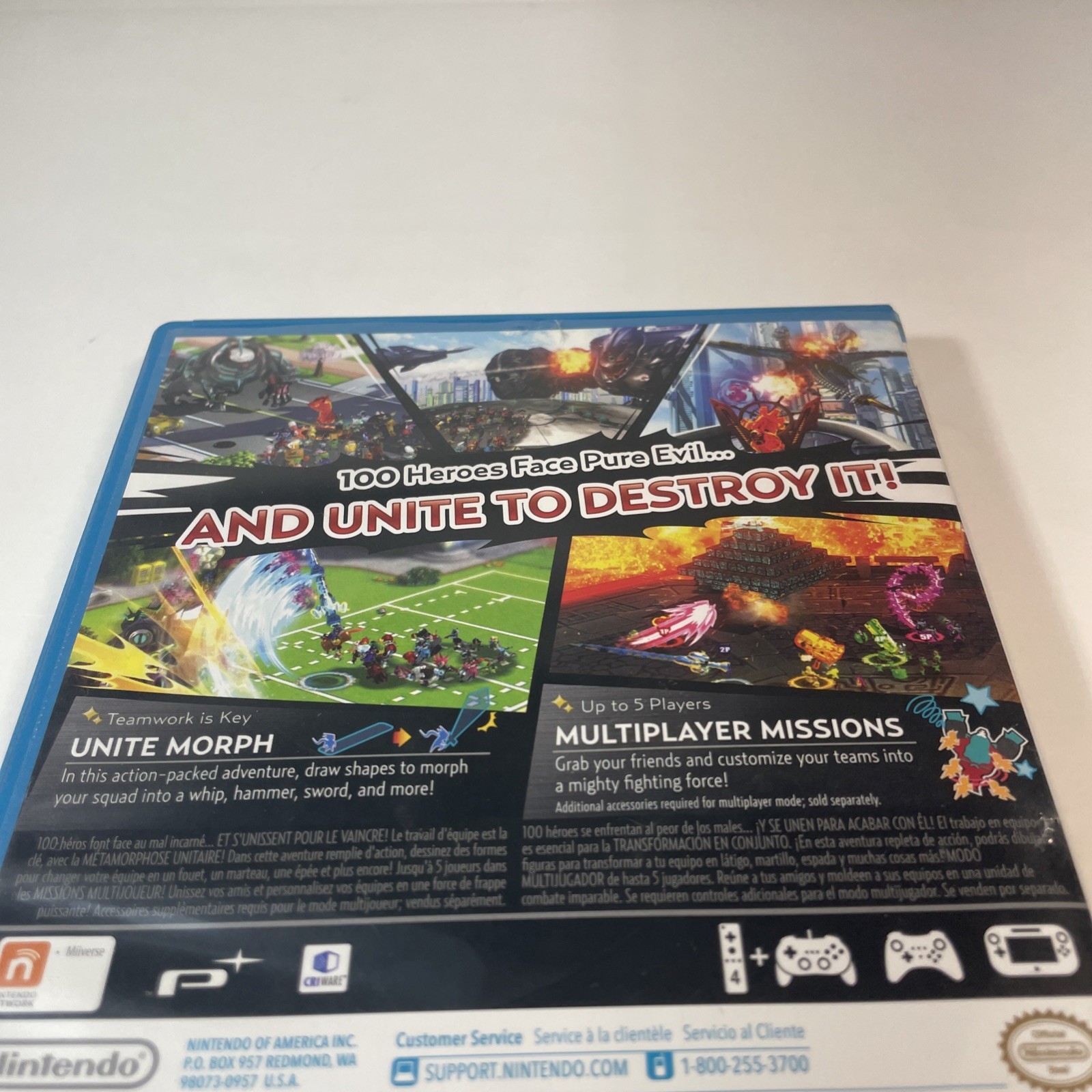 The Wonderful 101 (Wii U, 2013) CIB Complete