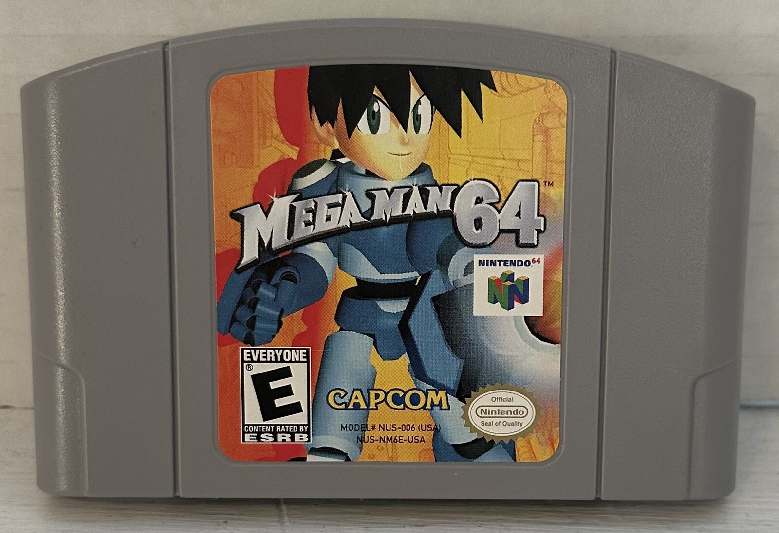 Nintendo 64 N64 Mega Man 64 NOA NMI Employee Rental Copy HTF Free Ship