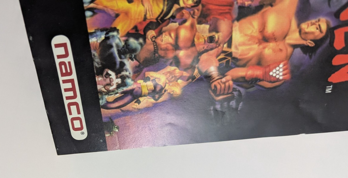 Tekken PlayStation 1 PS1 Black Label Jewel Case Variant Complete READ