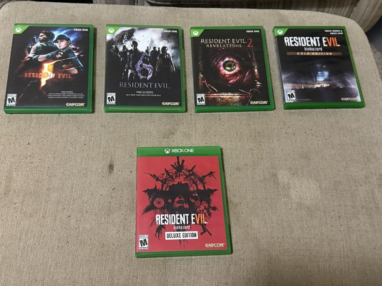 Resident Evil 5 6 7 Revelations 2 Xbox One/Series X Read Below! 2025 Reprints