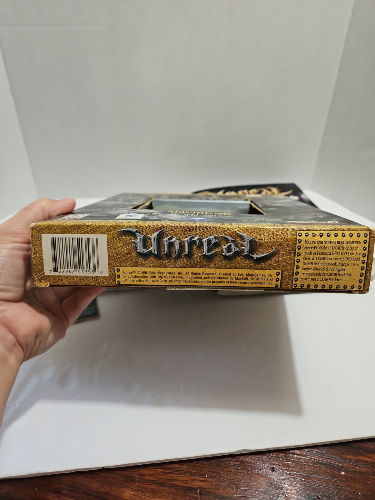 Unreal PC Mac Big Box Game Complete With Strategy Guide Book