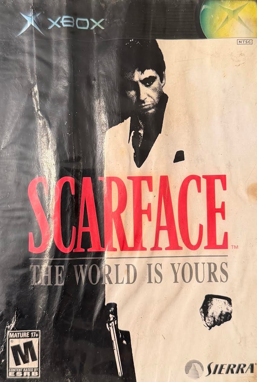 Scarface, The World Is Yours (CD-ROM, XBOX, M=17+, Violence/Language, 2006)