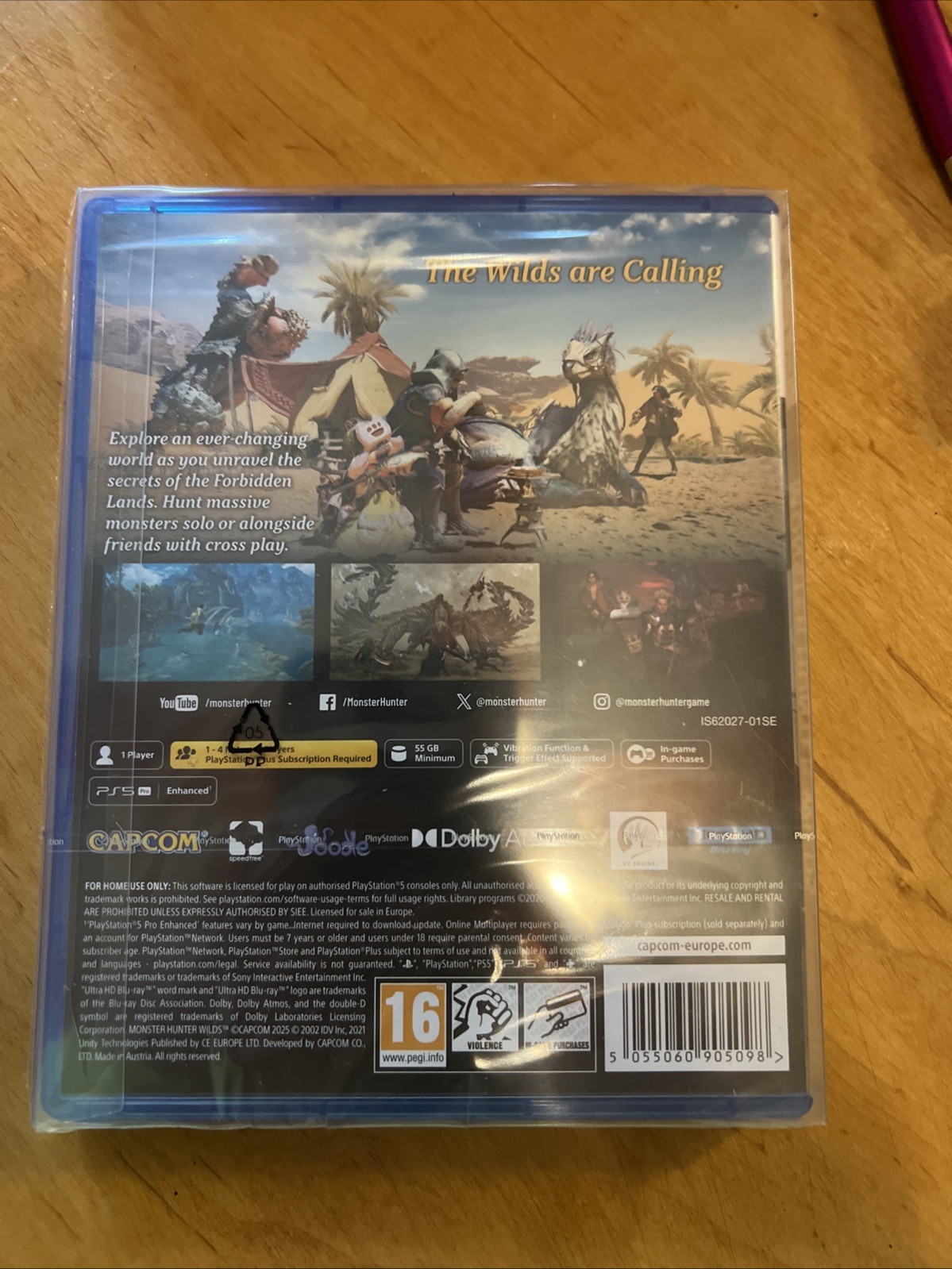 Monster Wilds Wilds with 3D Case PlayStation 5 Brand New Sealed