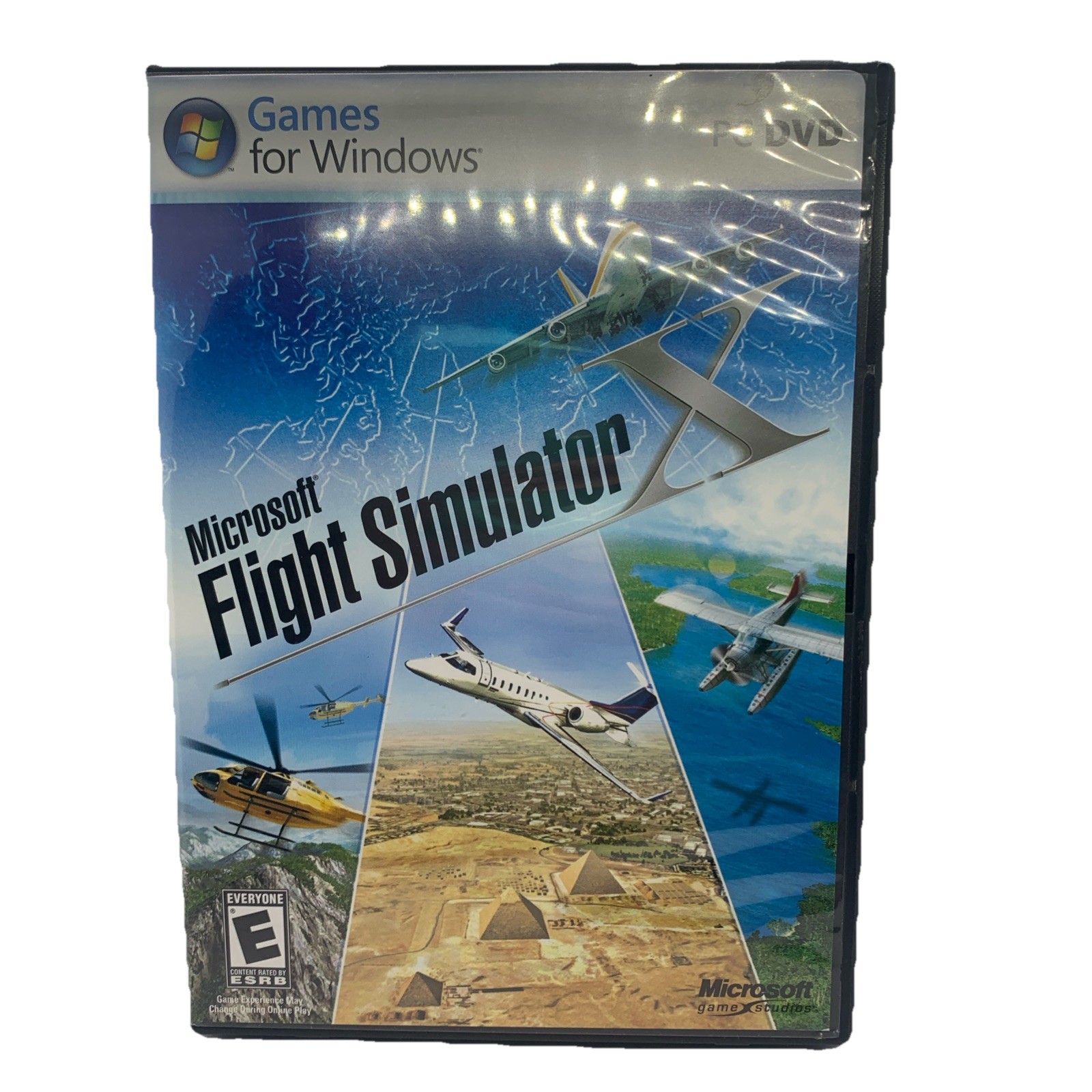 Microsoft Flight Simulator X PC DVD ROM 2006 New Sealed With Slip Cover CIB