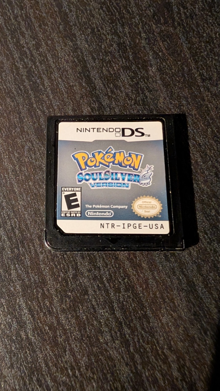 Pokemon: SoulSilver Version (Nintendo DS, 2010) cartridge