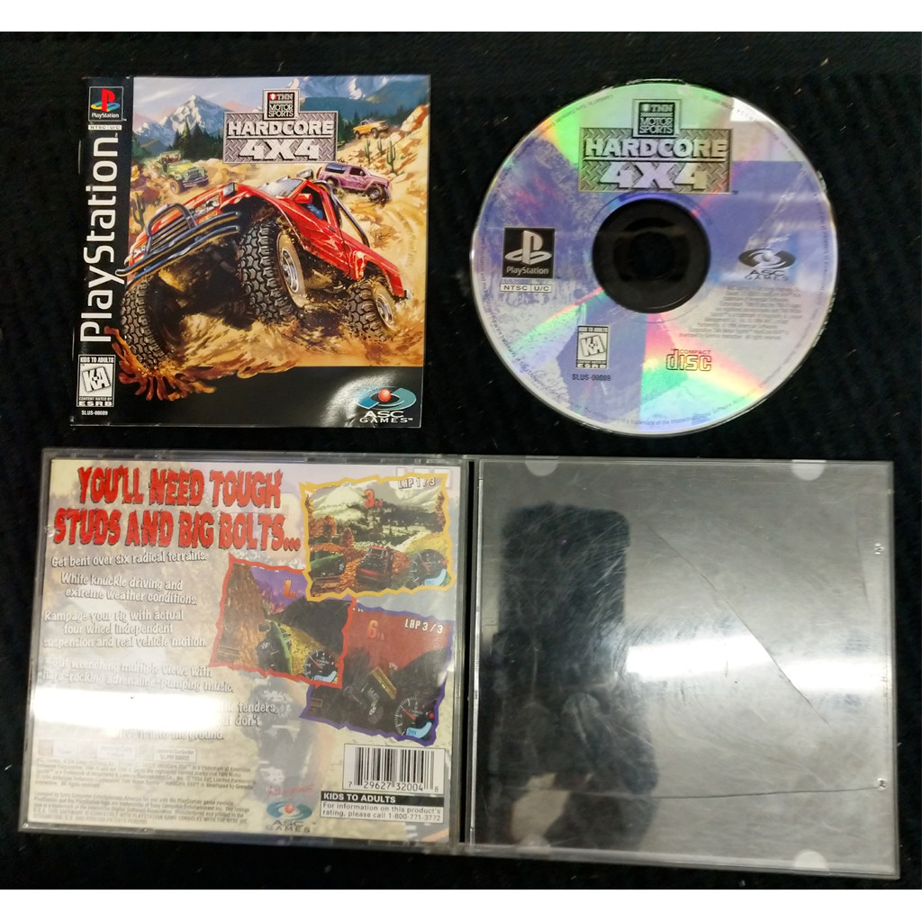 TNN Motorsports HardCore 4×4 (PS1, PSX) Playstation 1 CIB complete
