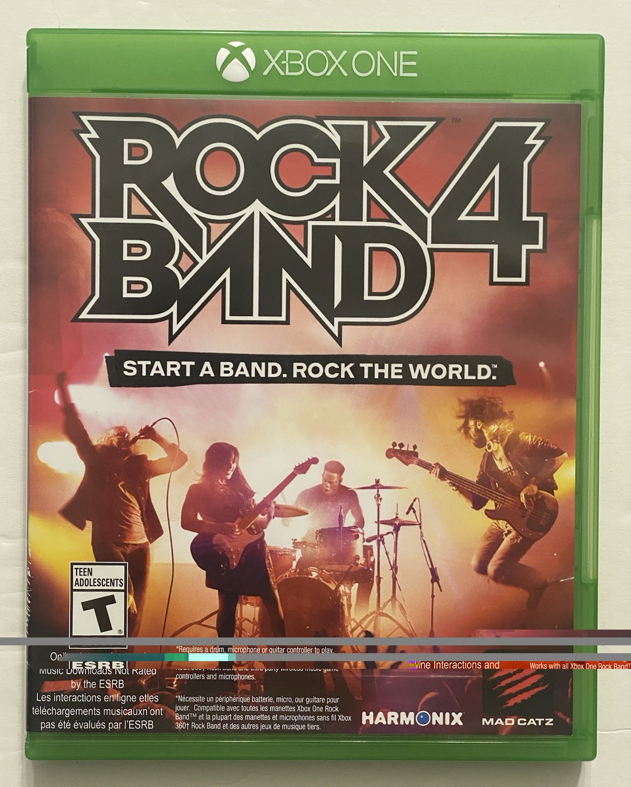 Rock Band 4 (Microsoft Xbox One, 2015) Game Only (Rivals Disc Only) Tested
